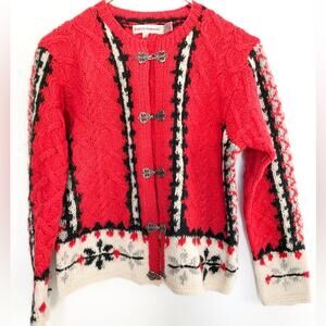 Lauren Hansen Vintage Wool Blend Sweater Fair Aisle Sweater Small